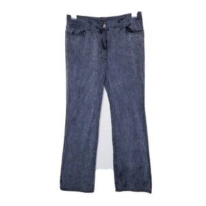 Dolce & Gabbana Corduroy Pants Women Size 46 Gray